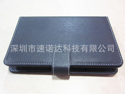 深圳市速諾達科技 廠家直銷多尺寸平板電腦通用鍵盤皮套，優質皮革，批發優選